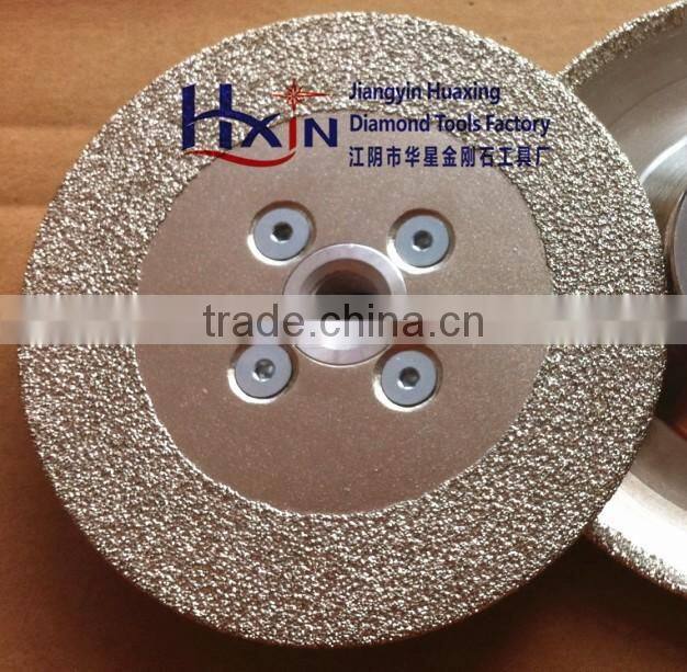 Vacuum Brazed diamond Cutting and Grinding Discs for marble/Brazed diamond band saw blade
