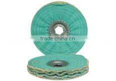 KMJ-NW009 cheap price non woven cloth buff buffing wheel ,polishing wheel