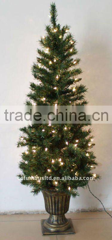 PVC Chirstmas Decoration Tree with LED light