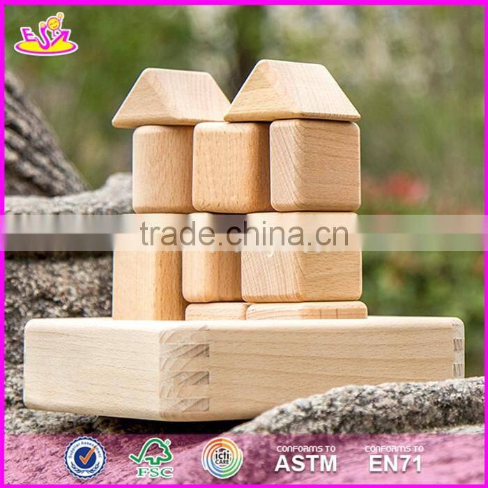 2017 New design best kids construct wooden building toys for sale W13A133