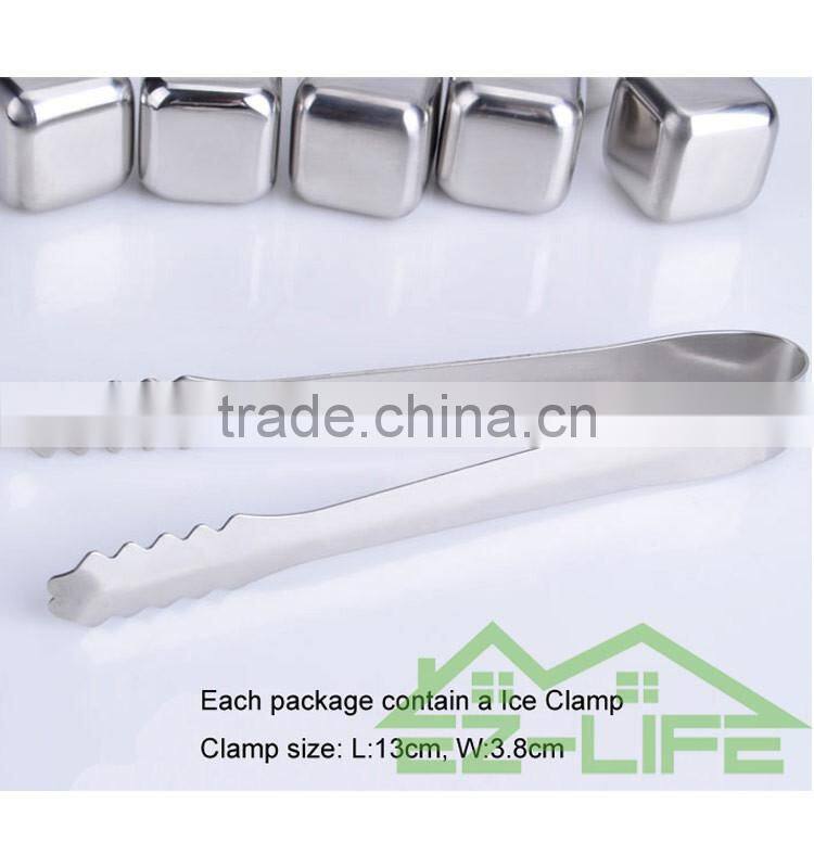 2017 Ruian wholesale custom engraved stainless steel whisky cooler rocks/whisky stones/wine ice cubes