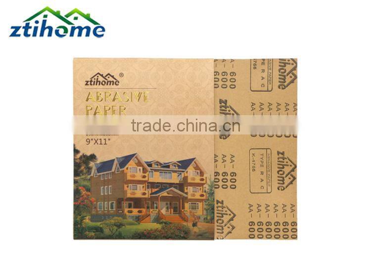 many items in blockage-proof and anti-static coated abrasive paper