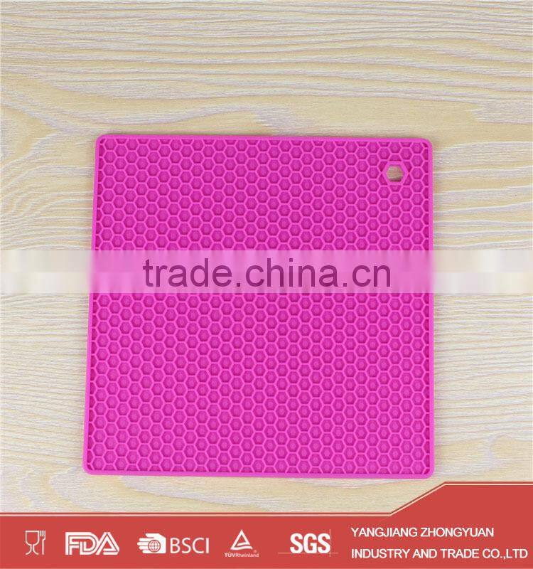 Eco-friendly honey comb shape silicone baking tools silicone mat