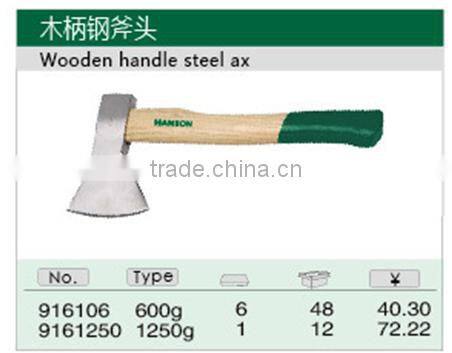 Wooden Handle Steel Ax