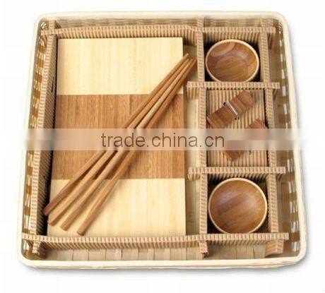 Fancy Japan Bamboo Boat Cup Mat