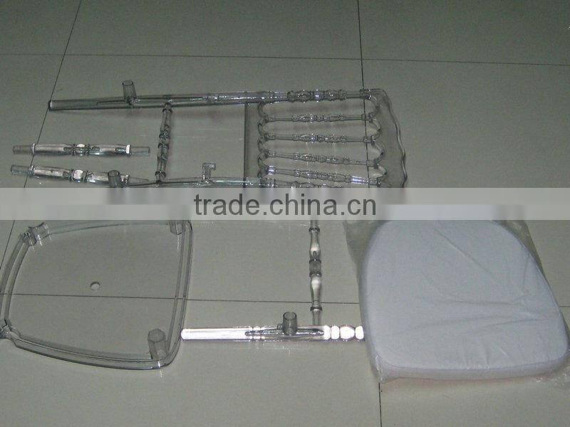 colorful banquet resin napoleon chair PP chair