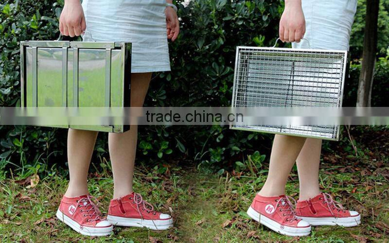 Steel Simple Outdoor Picnic Portable Folding Charcoal bbq Grills