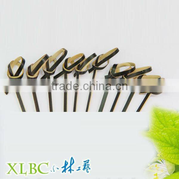 9cm Bamboo knotted picks with color