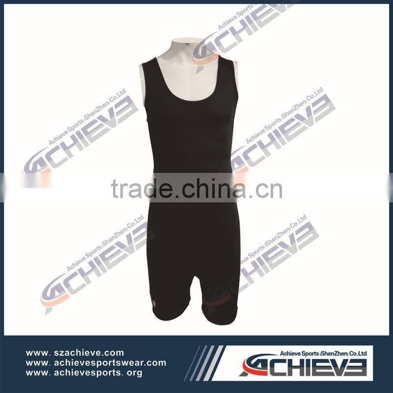 2015 wholesale sublimation printing wrestling singlet Cheap Prices Sublimation Printing Wrestler Singlet