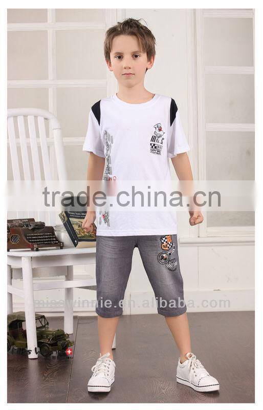 boys short sleeve sports t-shirt children's summer wear