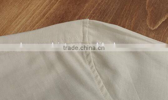 2016 men's long sleeve dress shirt , linen shirts