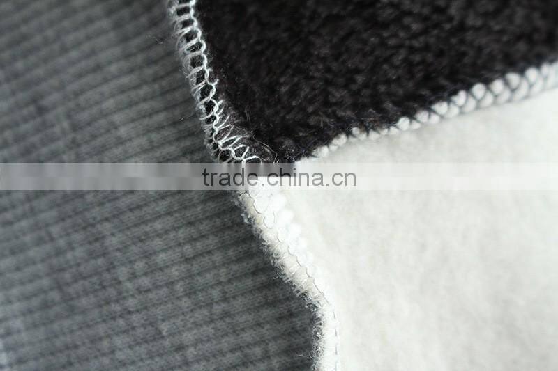 Woman girl sweater fleece inside topsfleece inside cute ear rabbit pattern brand china OEM whoesale is OK