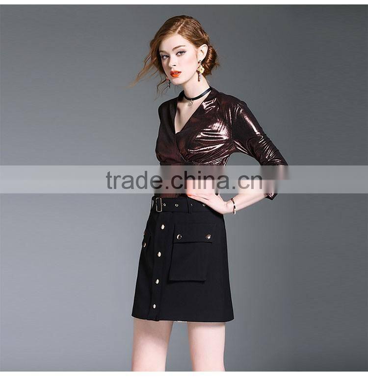 Maxnegio woman 2017 latest fashion top design best selling products in usa