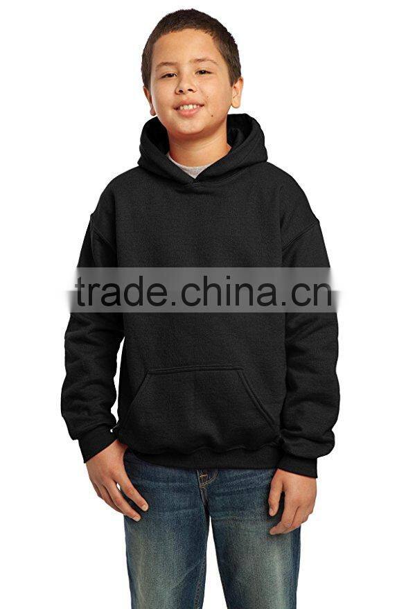 Boys Pullover Hoodies Anti Pilling Big Girls Blank Hoodie 1x1 Rib Knit Hooded Pocket Sweatshirt Wholesale Casual Sports Hoody