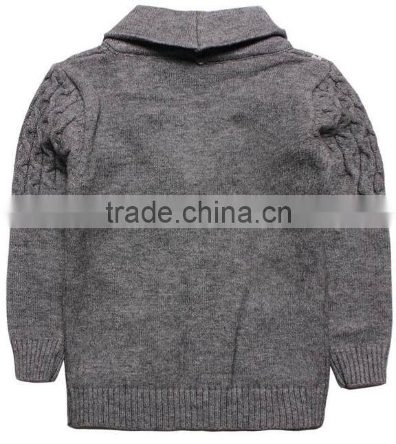 China wholesale woolen boy sweater cardigan designs for children