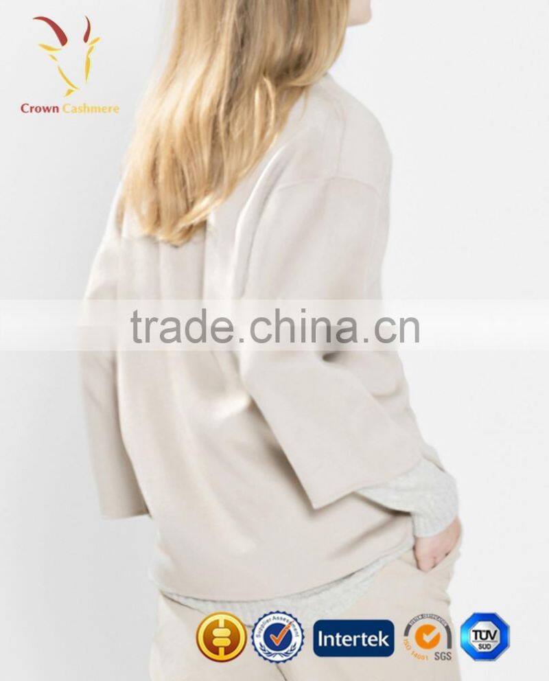 Women Winter Cashmere Wool Coats Ladies Short Coat
