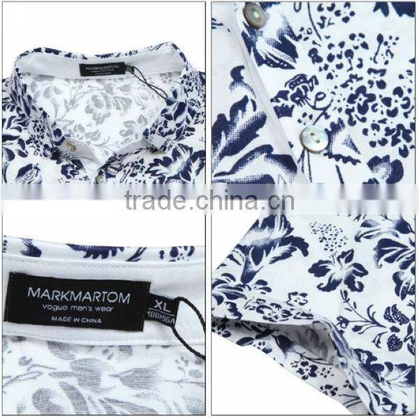 Wholesale Print Cheap V Neck Fashionable Floral T Shirt