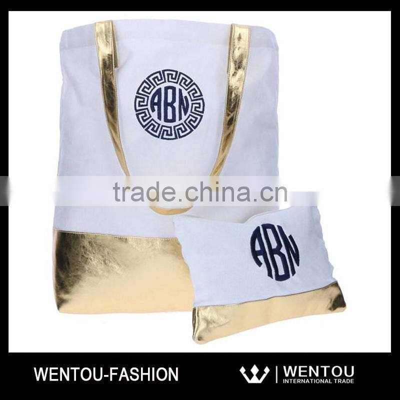 New Arrival Women Monogrammed Leather Handbag