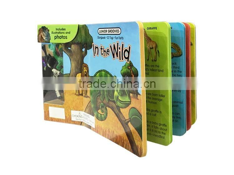 children carton book EVA book with plastic toys customizable education book