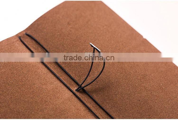 Soft faux leather cover planner refillable text journal dairy planner customizable notebook with band