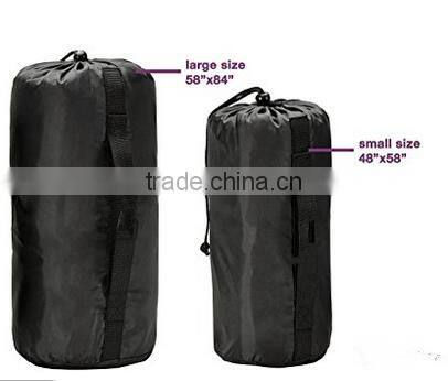 Promotional waterproof outdoor picnic travel blanket with handle/pillow blanket