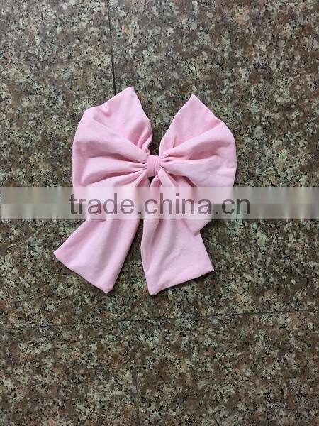 girls and doll bow hairwear persnickety remake cotton bowknot baby girl headbands children cotton hairband wholesale 2016