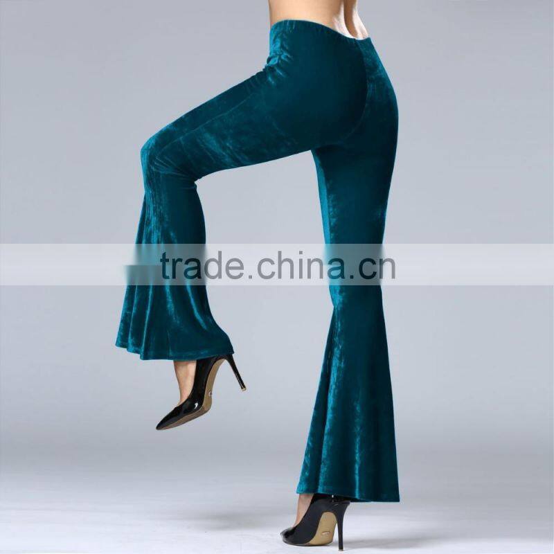 China factory wholesale cheap new design bottom pants women loose pants for sale 2017