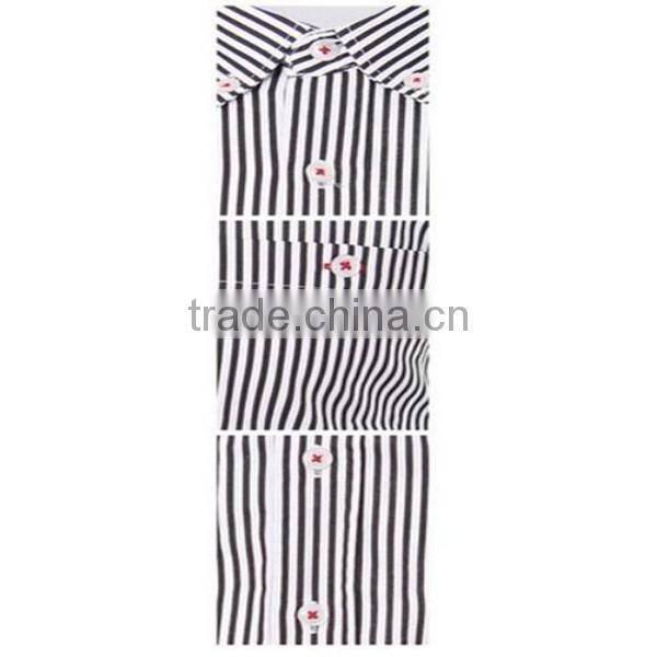 2016 new wholesale Stylish Vertical Stripes Long Sleeve Button Down custom mens casual dress shirts