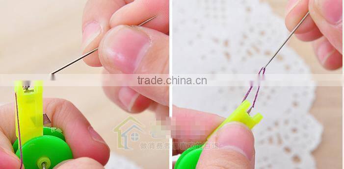 plastic automatic needle thread threader needle guider for sewing embroidery