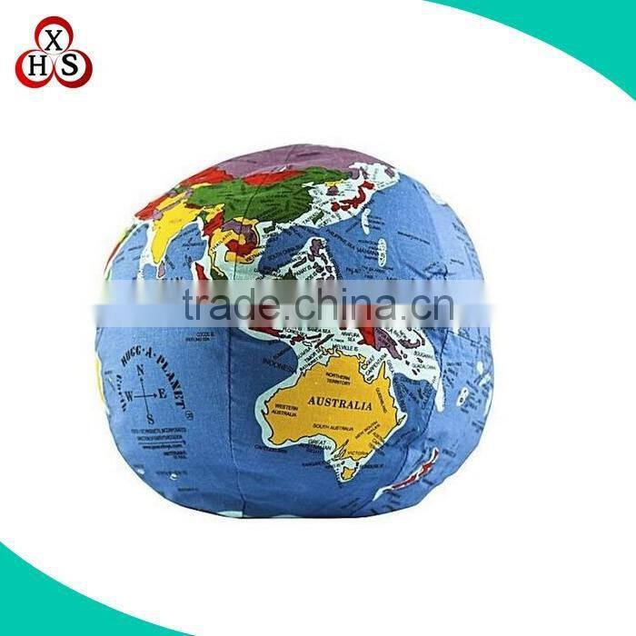 Custom baby toys soft plush globe toy stuffed globe plush toys