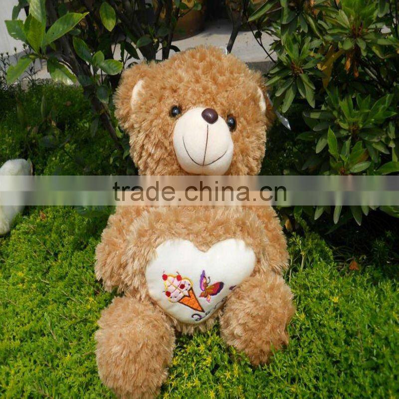 good-looking soft plush bear toys holding heart