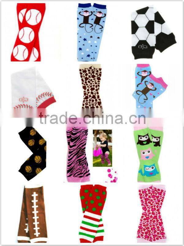 2014 baby leg warmers colorful dot pattern comfortable to baby skin