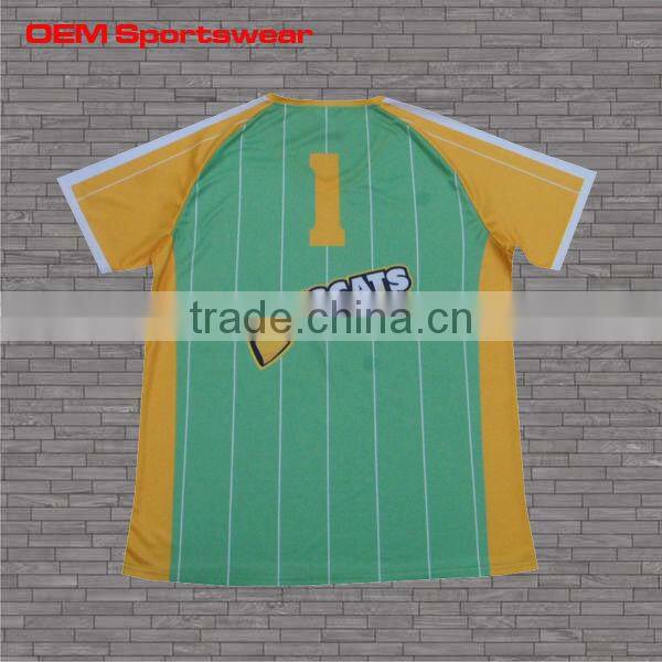 White and yellow striped soccer jerseys for youth