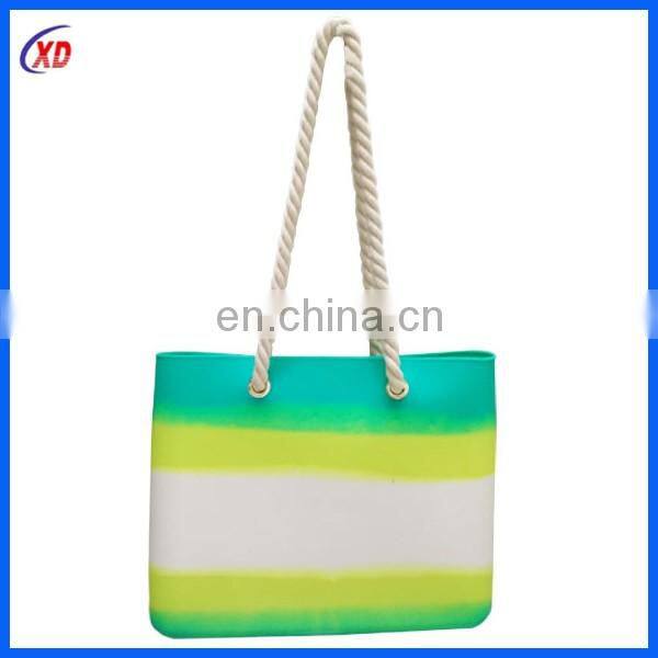 high quality bottom price silicone rubber beach bag,Fashion waterproof silicone rubber beach bag