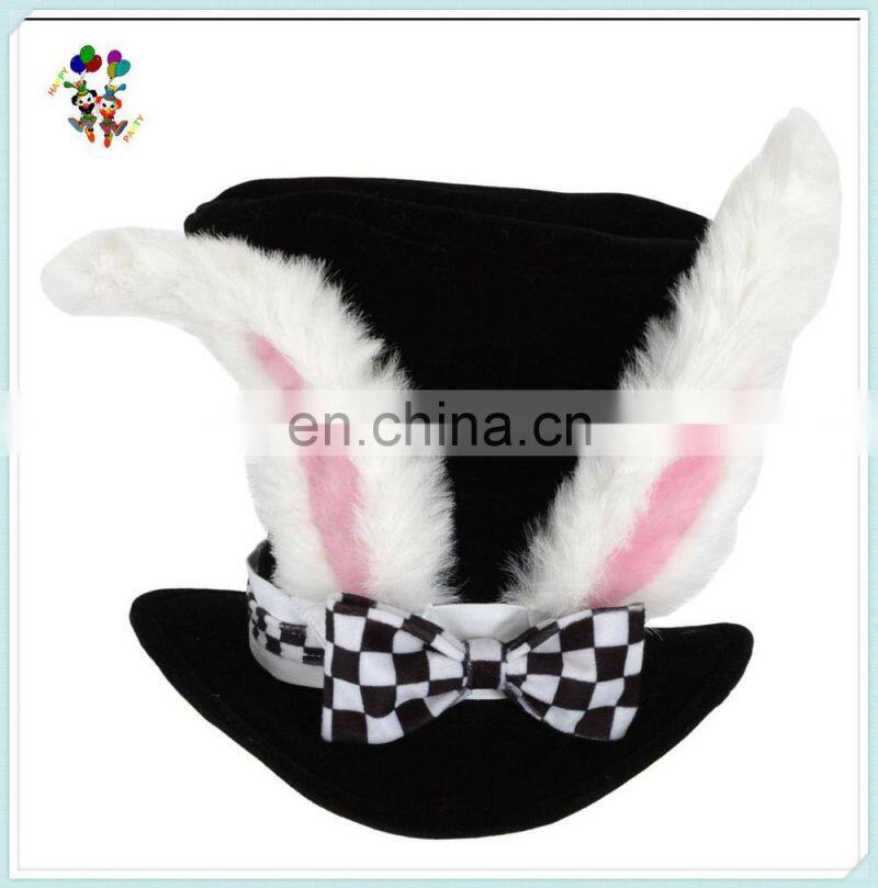 Alice Wonderland Tea Party Bunny Halloween White Rabbit Top Hats HPC-0259
