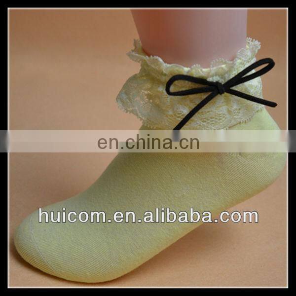 white lace sock