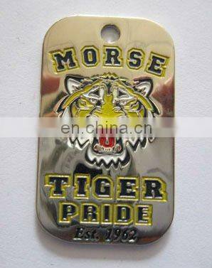 Promotional cheap metal blank dog tag of China manufacturer