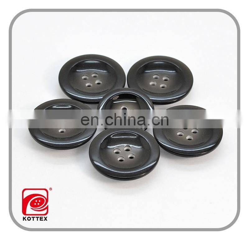 Plane convex double color, all-match, trend, hat type resin 4 hole buckle