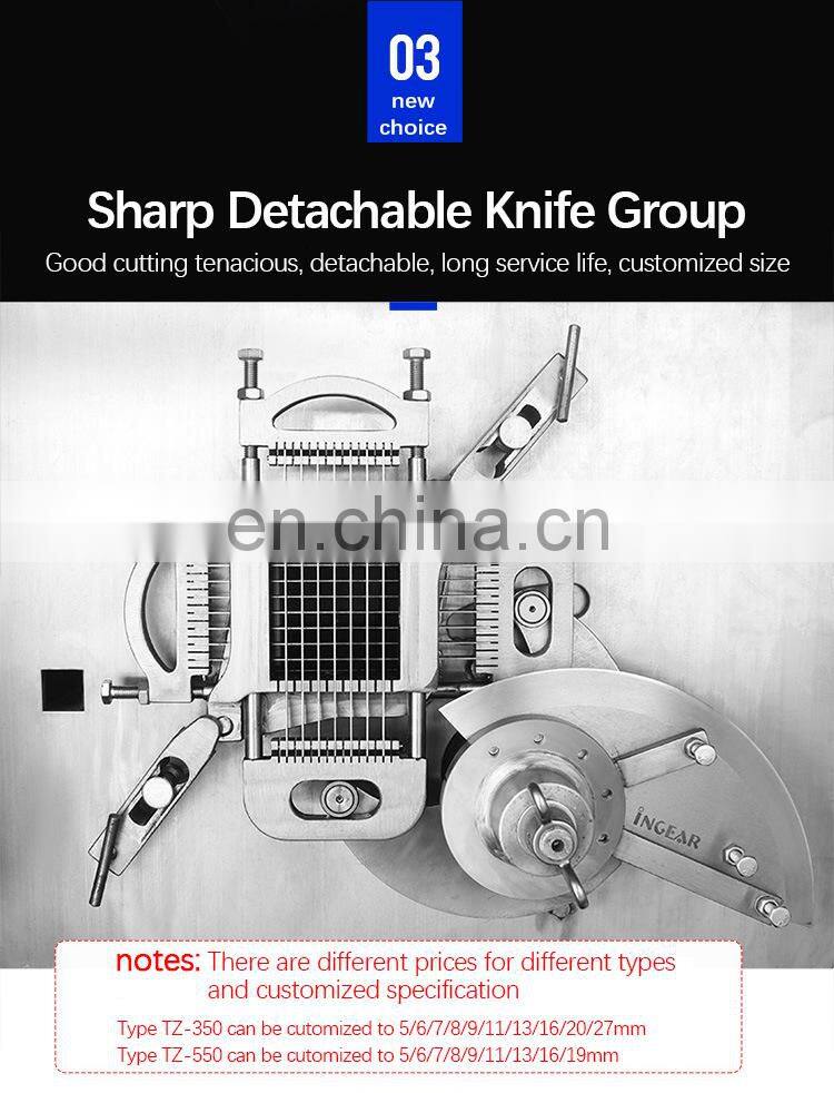 High efficiency automatic frozen goat meat cutting machine electric meat cutter poultry cube dicer