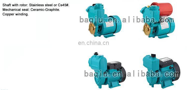 Copper wire electric high pressure self priming water pump 05 hp