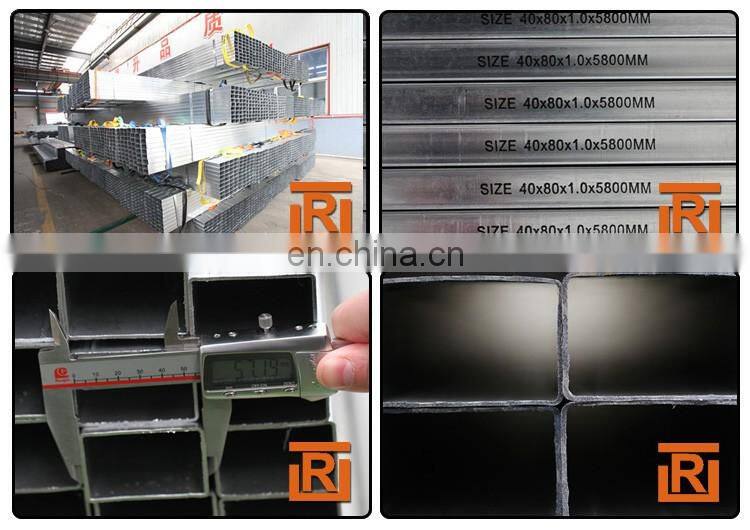 Steel galvanized weld square steel tubes for construction