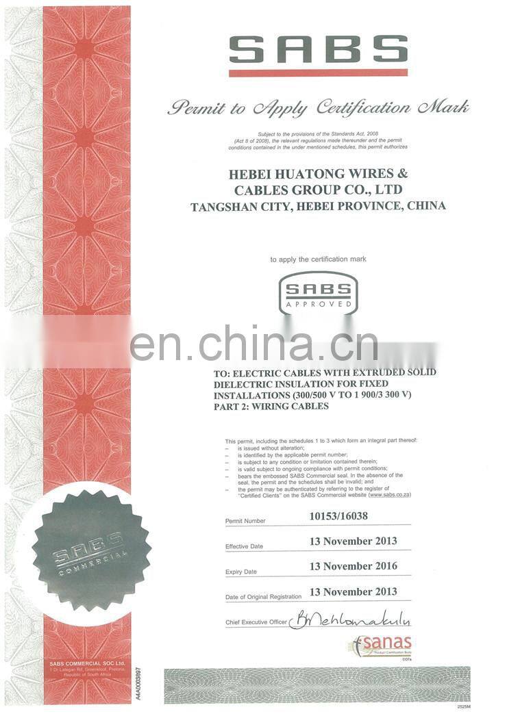 PVC insulated and Nylon sheathed wire THHN THWN THNN T90 Construction Wire