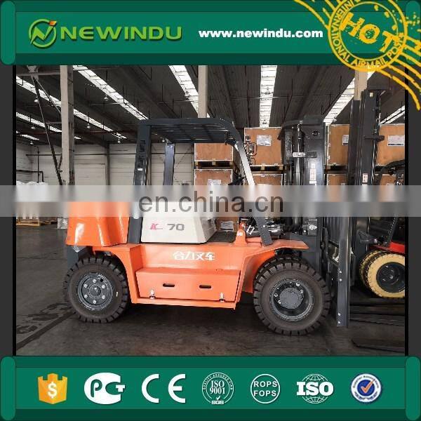 7 ton HELI new diesel manual hydraulic forklift CPCD70