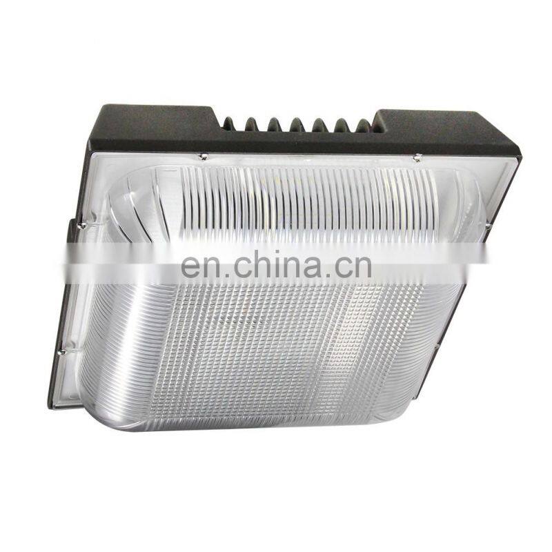 ETL, cETL DLC IP65 Petrol Station Aluminium Garage Canopy LED Ceiling Light