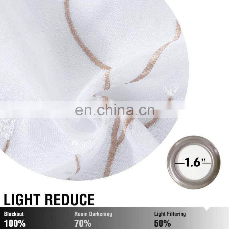 Factory supply new style embroidery curtains