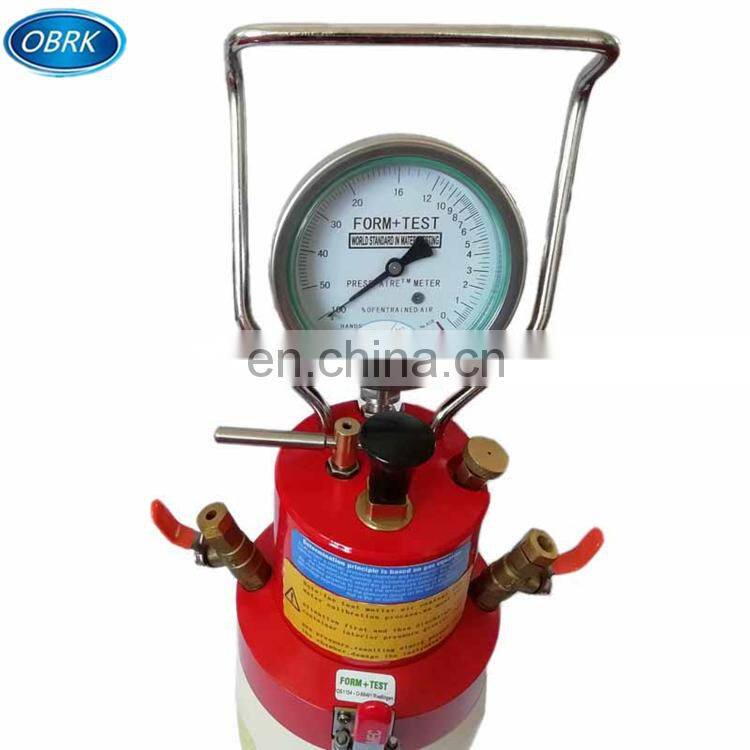 Mortar Air Content Meter/Civil Equipment Mortar Test Equipment/Concrete Mortar Air Entrainment Meter