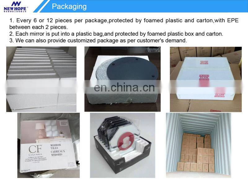 Wholesale Mirror Charger Plate Silver Mirror Glass Plated For Wedding Table