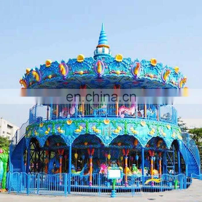 Fun park used playground equipment merry go round amusement for kids