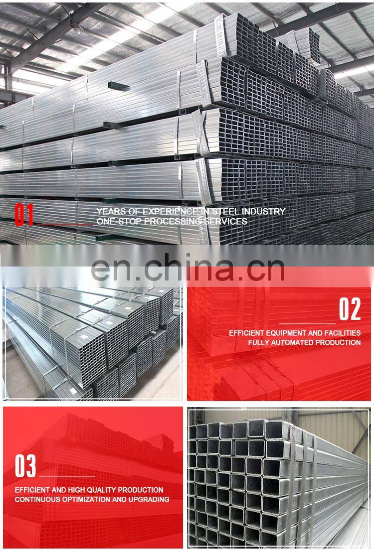 gavanize steel pipe square gi steel pipe tube