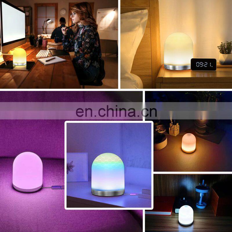 2020 amazon USB rechargeable remote control muti-colors changed home decoration night light led for baby feeding kids